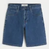 Baggy denimshorts i mediumvask