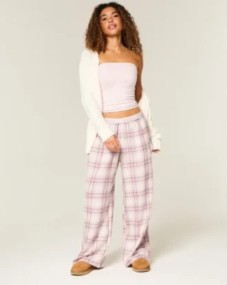 Baggy flanellbukser