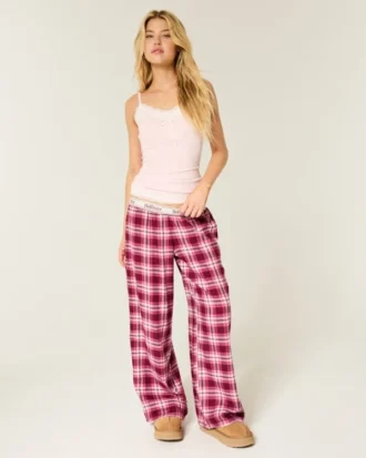 Baggy flanellbukser