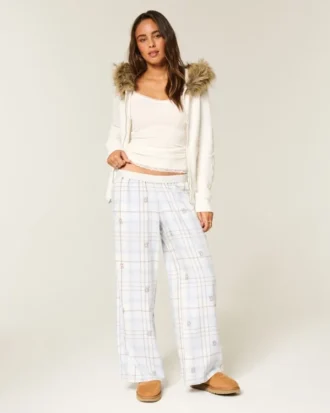 Baggy flanellbukser