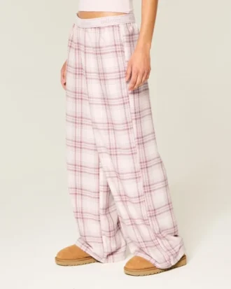 Baggy flanellbukser