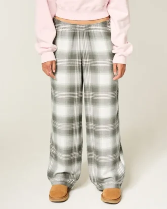 Baggy flanellbukser