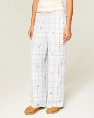 Baggy flanellbukser