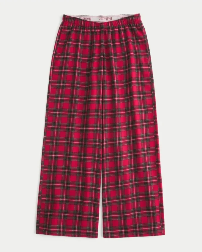Baggy flanellbukser