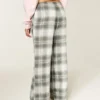 Baggy flanellbukser