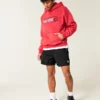Baggy fotballshorts til midt på låret