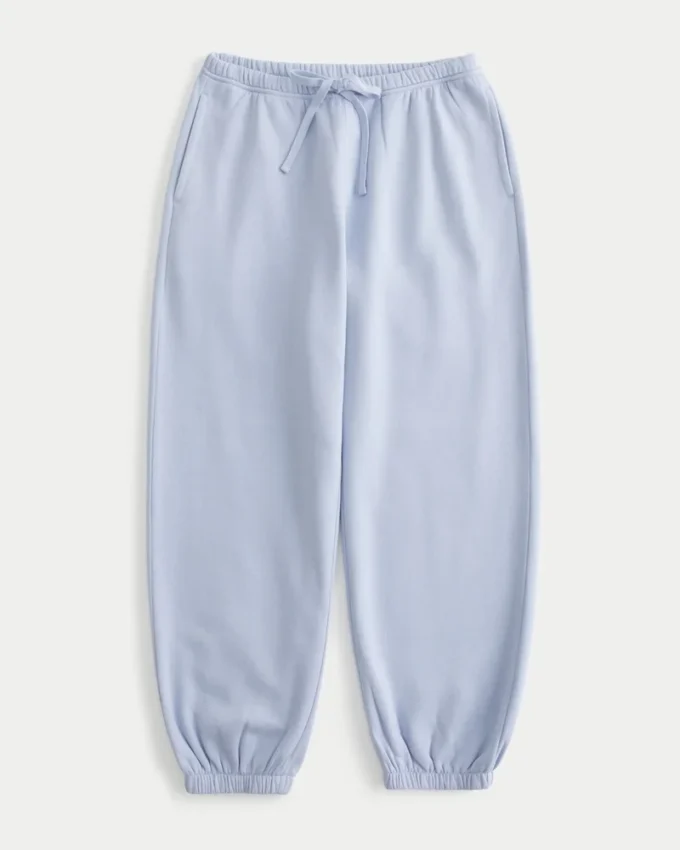 Baggy joggebukse i fleece