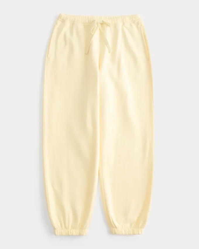 Baggy joggebukse i fleece