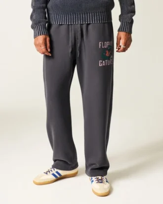 Baggy joggebukse med grafikk fra University of Florida Gators