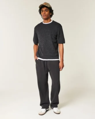 Baggy joggebukse med slangegrafikk