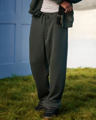 Baggy joggebukse med slangegrafikk