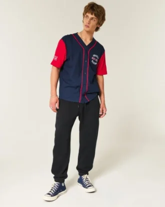 Baggy joggebukse med snøring