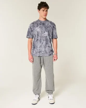 Baggy joggebukse med snøring