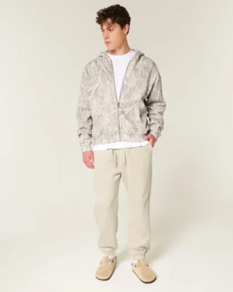 Baggy joggebukse med snøring