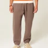 Baggy joggebukse med snøring