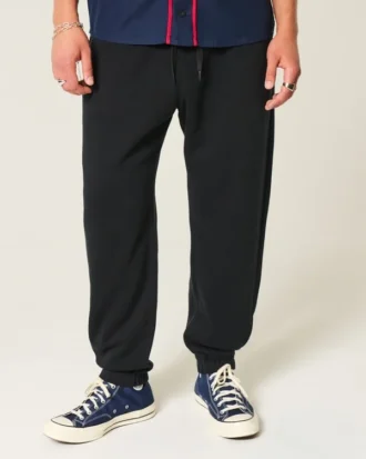 Baggy joggebukse med snøring