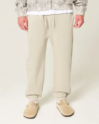 Baggy joggebukse med snøring