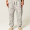 Baggy joggebukse med snøring