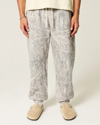 Baggy joggebukse med snøring