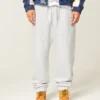 Baggy joggebukse med snøring