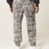 Baggy joggebukse med snøring