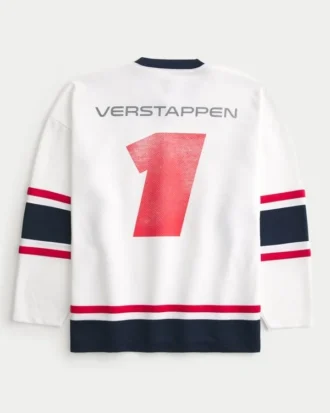 Baggy Oracle Red Bull Racing grafisk hockey-trøye
