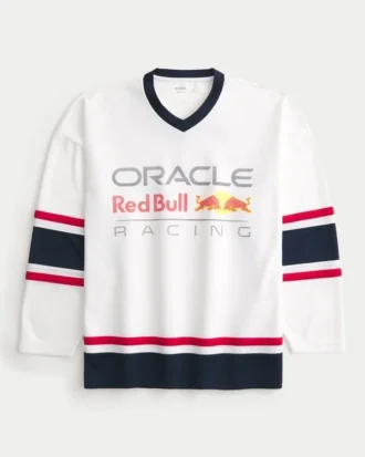 Baggy Oracle Red Bull Racing grafisk hockey-trøye