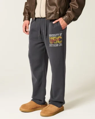 Baggy University of Southern California Trojans grafisk joggebukse