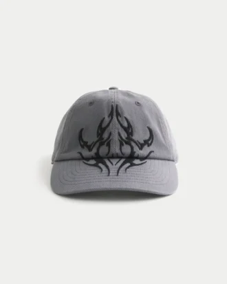 Baseballcap med tatoveringsbroderi