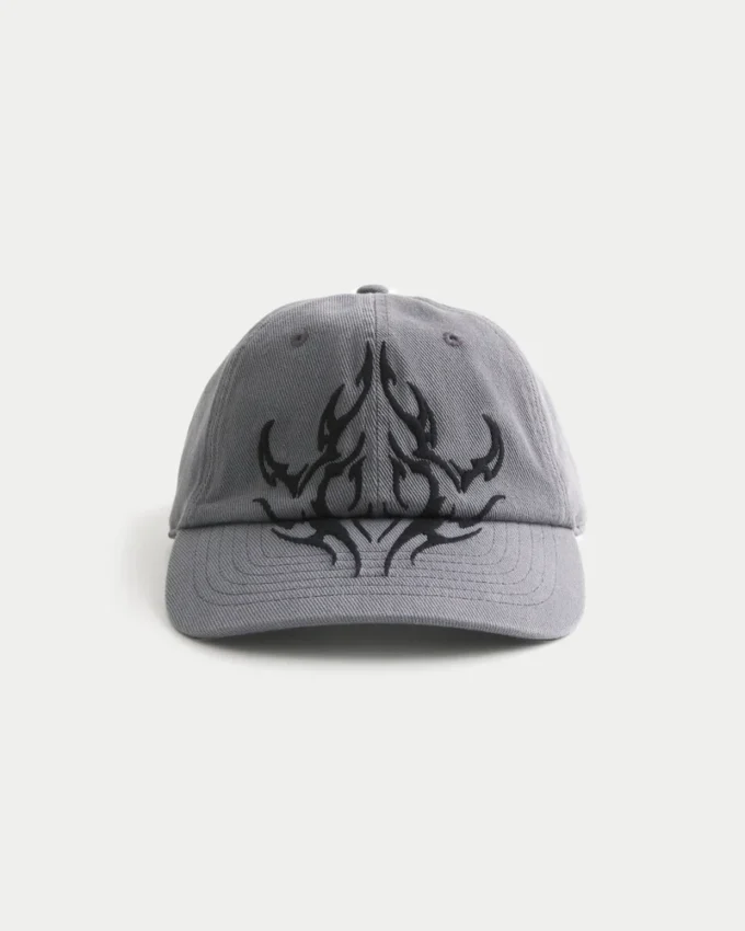 Baseballcap med tatoveringsbroderi