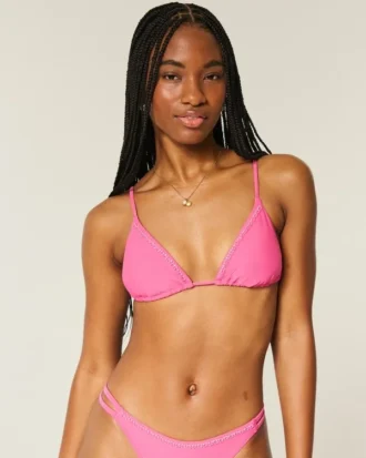 Bikini-top med dekorert trekant