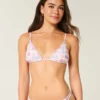 Bikini-top med dekorert trekant