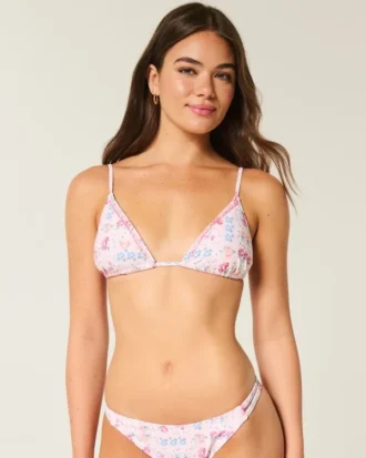 Bikini-top med dekorert trekant