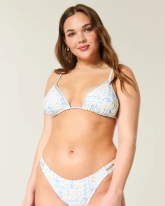 Bikini-top med dekorert trekant