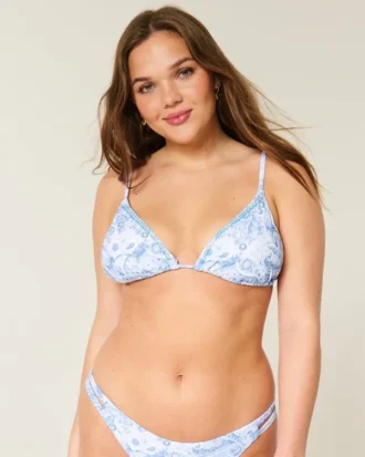 Bikini-top med dekorert trekant