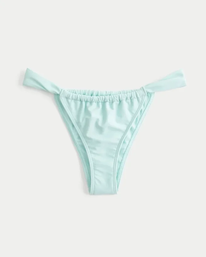 Bikinibukse med brede stropper og høyt snitt