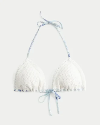 Bikinitopp i heklet stil