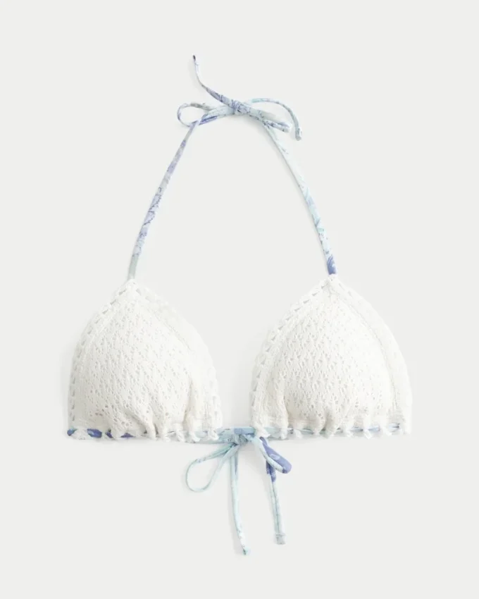 Bikinitopp i heklet stil