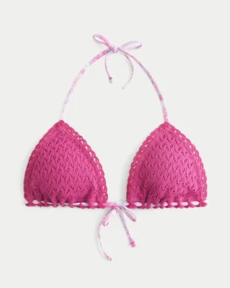 Bikinitopp i heklet stil