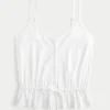 Blonderdetaljer Peplum-top