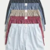 Bomullsboxershorts 5-pakning