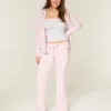 Boot-sweatpants med rose-grafikk