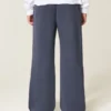 Bootcut-joggebukse med tallgrafikk