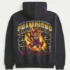 Boxy Arizona State University Sun Devils grafisk hettegenser