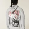 Boxy Arsenal FC grafisk hettegenser