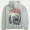 Boxy Arsenal FC grafisk hettegenser