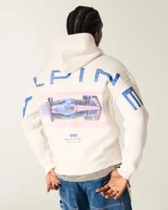 Boxy BWT Alpine Formula One Team grafisk hettegenser