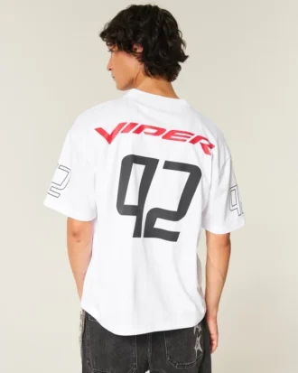 Boxy Dodge Viper grafisk fotballtrøye