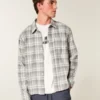Boxy flanellskjorte