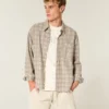Boxy flanellskjorte